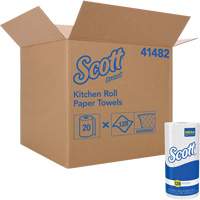 Scott&reg; Kitchen Roll Towels, 1 Ply, 128 Sheets/Roll, 11" W, 8.78" L Kelford