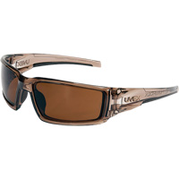 Lunettes de s&eacute;curit&eacute; Uvex Hypershock, Lentille Espresso, Anti-&eacute;gratignures/Polaris&eacute;, ANSI Z87+ Kelford