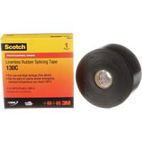 Scotch<sup>®</sup> Professional Grade Linerless Rubber Splicing Tape, 50.8 mm (2") W x 9 m (30') L, 30 mils, Black NJU260 | Kelford