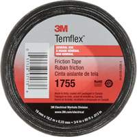 Ruban de chatterton Temflex 1755, 19 mm (3/4") x 18,28 m (60'), Noir Kelford