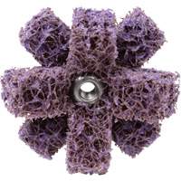 Scotch-Brite Cross Buff, BF-XB, 1-1/2" Dia., Medium Grit, Aluminum Oxide Kelford