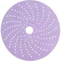 Disque de ponçage net mauve Hookit, dia 6", Grain P240, Oxyde d'aluminium, Poids C Kelford
