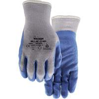 Gants enduits Stealth Blue Chip, Grand, R&ecirc;vetement Latex de caoutchouc, Calibre 10, Enveloppe en Polyester Kelford