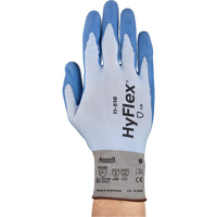 HyFlex &reg; 11-518 Gloves, Size Small/7, 18 Gauge, Polyurethane Coated, Dyneema&reg; Shell, ASTM ANSI Level A2/EN 388 Level B Kelford