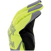 FastFit&reg; High-Visibility Work Gloves, Synthetic Palm, Size Medium/9 Kelford