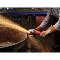 Petite meuleuse d'angle verrouillable avec collecteur coulissant, 5", 12 A Kelford