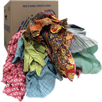 Chiffons d'essuyage, M&eacute;lange de couleurs, 10 lb Kelford