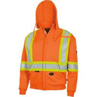 338SF Flame-Resistant Zip Style Hoodie, Men's, X-Large, High Visibility Orange, 22 cal/cm² Kelford