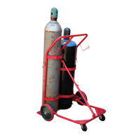 Chariot pour bouteilles, Roues Caoutchouc moul&eacute;, Base de 25-1/2"la x 7"lo, 350 lb Kelford