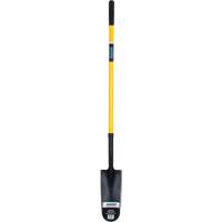 Drain Spade Shovel, Tempered Steel, 14" x 6" Blade, 46" L, Straight Handle Kelford