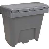 Salt & Sand Storage Bins, With Hasp, 21" x 27" x 26", 4.24 cu. ft., Grey Kelford