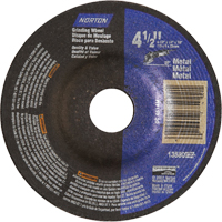 Depressed Centre Metal Grinding Wheels, 5" x 1/4", 7/8" Arbor, Aluminum Oxide, Type 27 Kelford