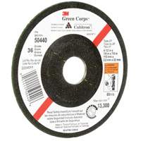 Green Corps Flexible Grinding Wheel, 4-1/2" x 1/8", 7/8" Arbor, Ceramic, Type 27 Kelford