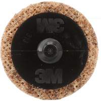 Disque de conditionnement de surface Roloc Scotch-Brite, 1-1/2" dia., Grain Cors&eacute;, Oxyde d'aluminium Kelford