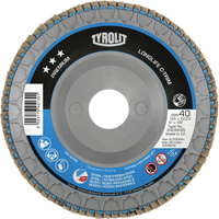 Long Life C-Trim Flap Disc, 4-1/2" x 7/8", Type 29, 80 Grit, Zirconium Kelford