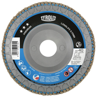 Heavy-Duty C-Trim Flap Disc, 6" x 7/8", Type 29, 40 Grit, Zirconium Kelford
