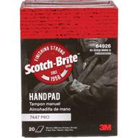 Tampons manuels Scotch-Brite 7447, Oxyde d'aluminium, 9" x 6", Grain Tr&egrave;s fin Kelford