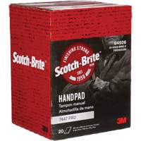 Tampons manuels Scotch-Brite 7447, Oxyde d'aluminium, 9" x 6", Grain Tr&egrave;s fin Kelford