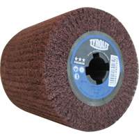 Pro-Line Surface Conditioning Drum, 4" Dia. x 4" W, 3/4" Arbor, Fine Grit, Aluminum Oxide Kelford