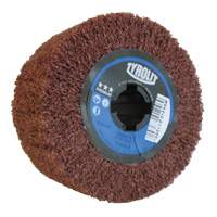 Pro-Line Surface Conditioning Drum, 4" Dia. x 2" W, 3/4" Arbor, Coarse Grit, Aluminum Oxide Kelford