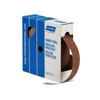 Rouleau de feuille &agrave; poncer pratique, Oxyde d'aluminium, 3" la x 150' lo, Grain P80 Kelford