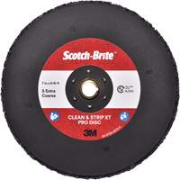 Scotch-Brite Clean & Strip XT Pro Disc, 7" Dia., Extra Coarse Grit, Silicon Carbide Kelford