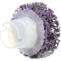 Disque de nettoyage pour moyeu de frein Roloc Pro Scotch-Brite, 1-1/2" dia., Grain Extra grossier, Carbure de silicium Kelford