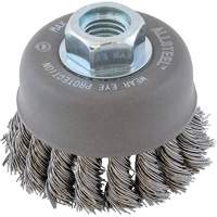 Brosse m&eacute;tallique AllSteel, 3" dia. x 5/8"-11 arbre Kelford