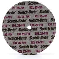 Scotch-Brite EXL Unitized Wheel, 6" x 1/4", 1/4" Arbor, Fine Grit, Silicon Carbide Kelford