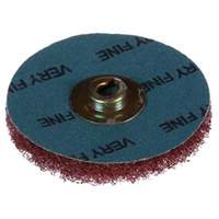 Disque HS de polissage et de brossage &agrave; changement rapide Standard Abrasives, 2" dia., Grain Tr&egrave;s fin, Oxyde d'aluminium Kelford