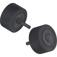 2" x 1" x 1/4" Rubber Cushion Polishing Wheel 45129 Kelford