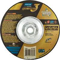 Quantum3 SG Saucer Wheel, 7" x 1/4", 5/8"-11 Arbor, Ceramic Alumina, Type 28 Kelford