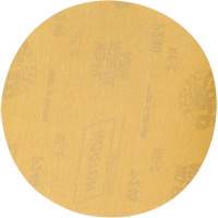 Disque de ponçage en papier H&L Gold Reserve A296 avec trous d'aspiration, dia 6", Grain 240, Oxyde d'aluminium, Poids C Kelford