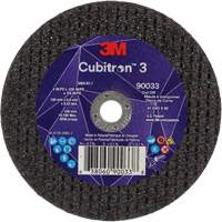 Meule &agrave; tronçonner Cubitron 3, 4" x 0,035", Arbre de 3/8", Type T1, C&eacute;ramique, 21000 Tr/min Kelford