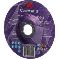 Cubitron™ 3 Cut-Off Wheel, 5" x 0.045", 7/8" Arbor, Type T27, Ceramic, 12250 RPM NY551 | Kelford
