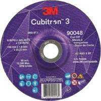 Cubitron 3 Cut-Off Wheel, 6" x 0.045", 7/8" Arbor, Type T27, Ceramic, 10200 RPM Kelford