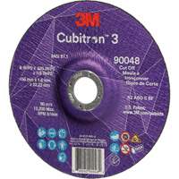 Cubitron 3 Cut-Off Wheel, 6" x 0.045", 7/8" Arbor, Type T27, Ceramic, 10200 RPM Kelford