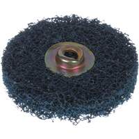 Quick Change Buff and Blend HS Disc, 2" Dia., Medium Grit, Aluminum Oxide Kelford