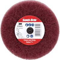 Scotch-Brite Roloc Plus General Purpose Scuffing Wheel, 4" Dia. Kelford