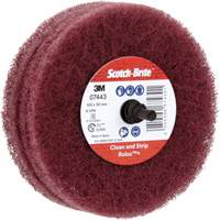 Scotch-Brite Roloc Plus General Purpose Scuffing Wheel, 4" Dia. Kelford