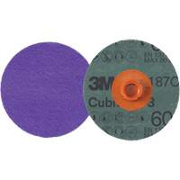 Cubitron 3 Roloc Fibre Disc, 4" Dia., 60+ Grit, Ceramic Kelford