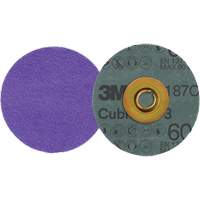 Cubitron 3 Roloc Fibre Disc, 3" Dia., 60+ Grit, Ceramic Kelford