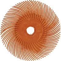 Scotch-Brite Type C Precision Radial Bristle Brush PN-RB, Ceramic, 80+ Grit, 3" Dia. Kelford