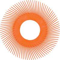 Scotch-Brite Type C Precision Radial Bristle Brush PN-RB without Adapter, Ceramic, 80+ Grit, 7-5/8" Dia. Kelford