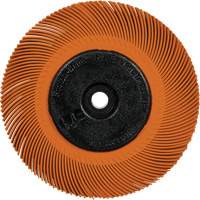 Scotch-Brite Type C Precision Radial Bristle Brush PN-RB with Adapter, Ceramic, 80+ Grit, 6" Dia. Kelford