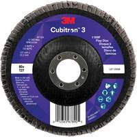 Cubitron 3 Flat Flap Disc 1169F, 5" x 7/8", Type T27, 60+ Grit, Ceramic Kelford