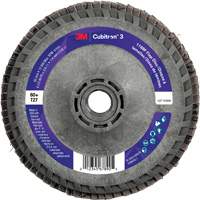 Cubitron 3 Flat Flap Disc with Quick Change 1169F, 4-1/2" x 5/8"-11, Type T27, 60+ Grit, Ceramic Kelford