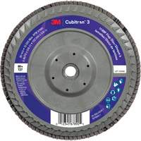 Cubitron 3 Flat Flap Disc with Quick Change 1169F, 6" x 5/8"-11, Type T27, 80+ Grit, Ceramic Kelford