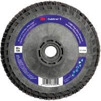 Cubitron 3 Conical  Flap Disc with Quick Change 1169F, 5" x 5/8"-11, Type T29, 40+ Grit, Ceramic Kelford