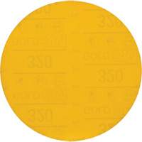 Hookit Gold Abrasive Disc, 6" Dia., 320 Grit, Aluminum Oxide, C-Weight Kelford